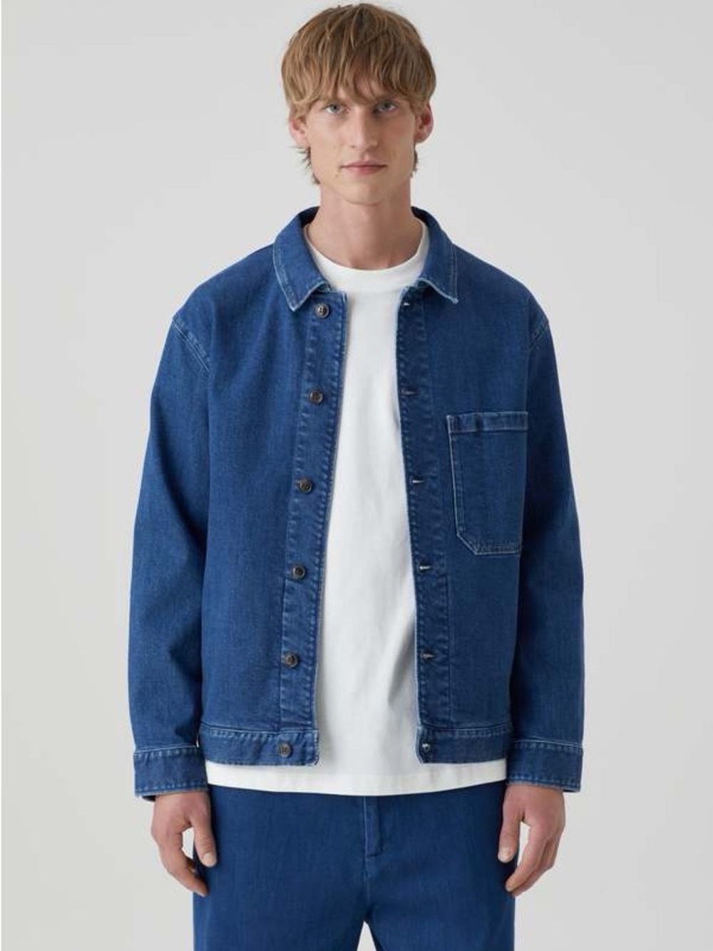 CLOSED Denim Worker Jacket Mid Blue Men’s XL